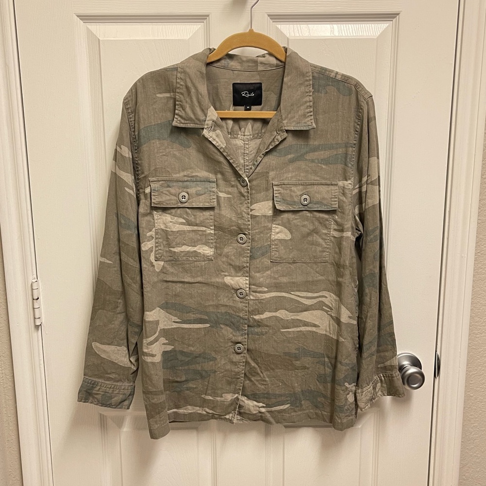 Rails Everett Camo Button Down - image 2